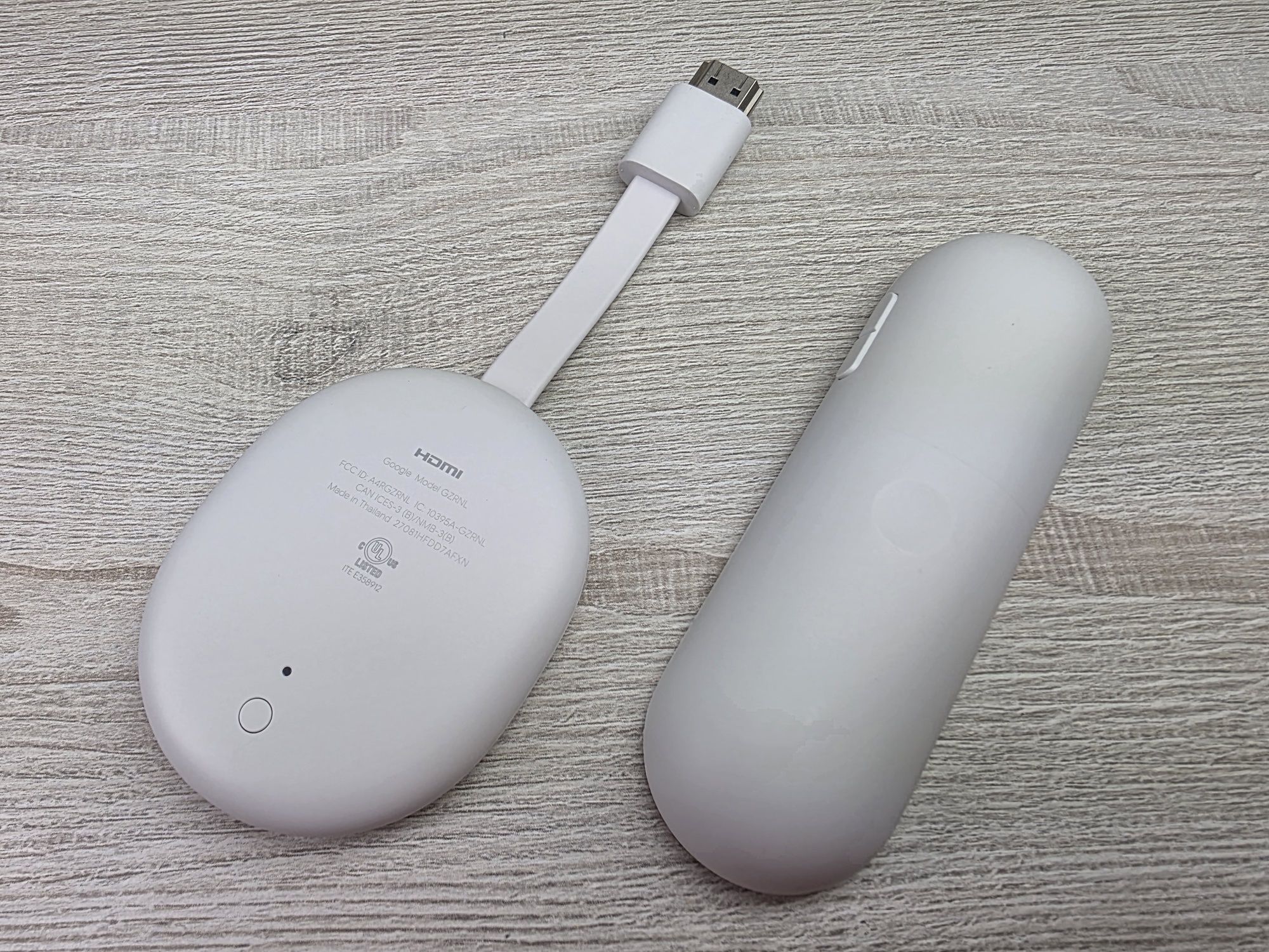 Медіаплеєр Google Chromecast 4K з Google TV Snow (GA01919-US)
