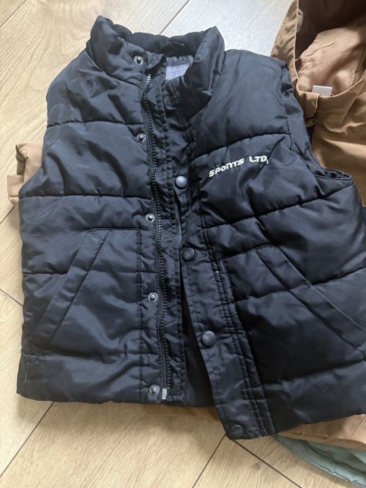 Kurtka, buty, spodnie, swetry