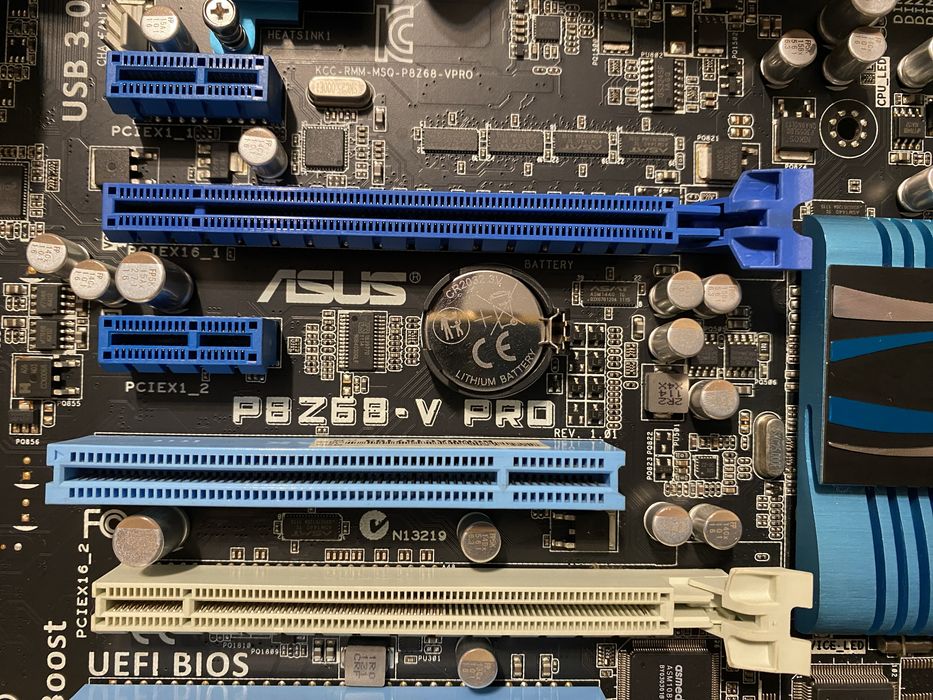 Комплект сокет 1155 ASUS P8Z68 - V PRO intel core I5 для ПК компьютера