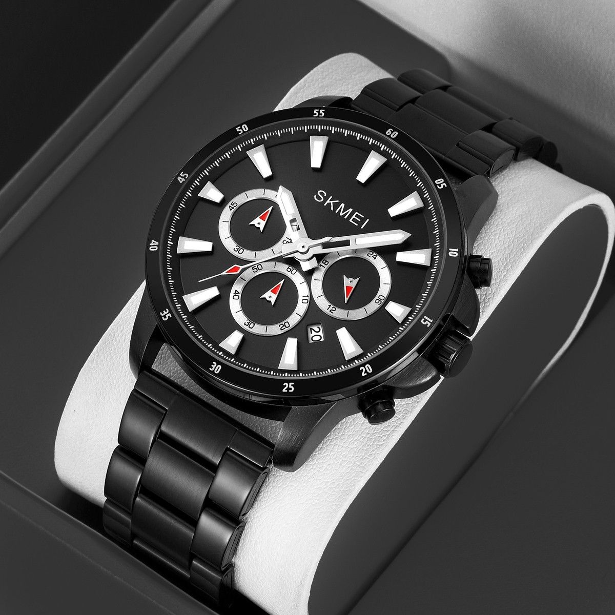 zegarek męski skmei 2295bk + box