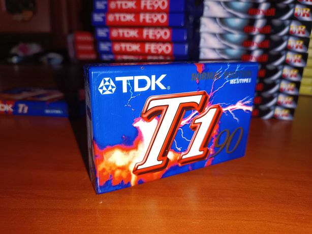 Аудіокасета TDK T1 90 запакована, в наявності