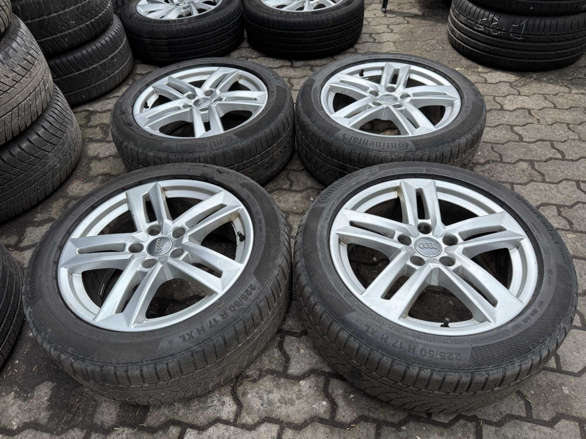 Felgi aluminiowe 17" 5x112 Audi A4 B8 B9 A6 C6 C7 z oponami