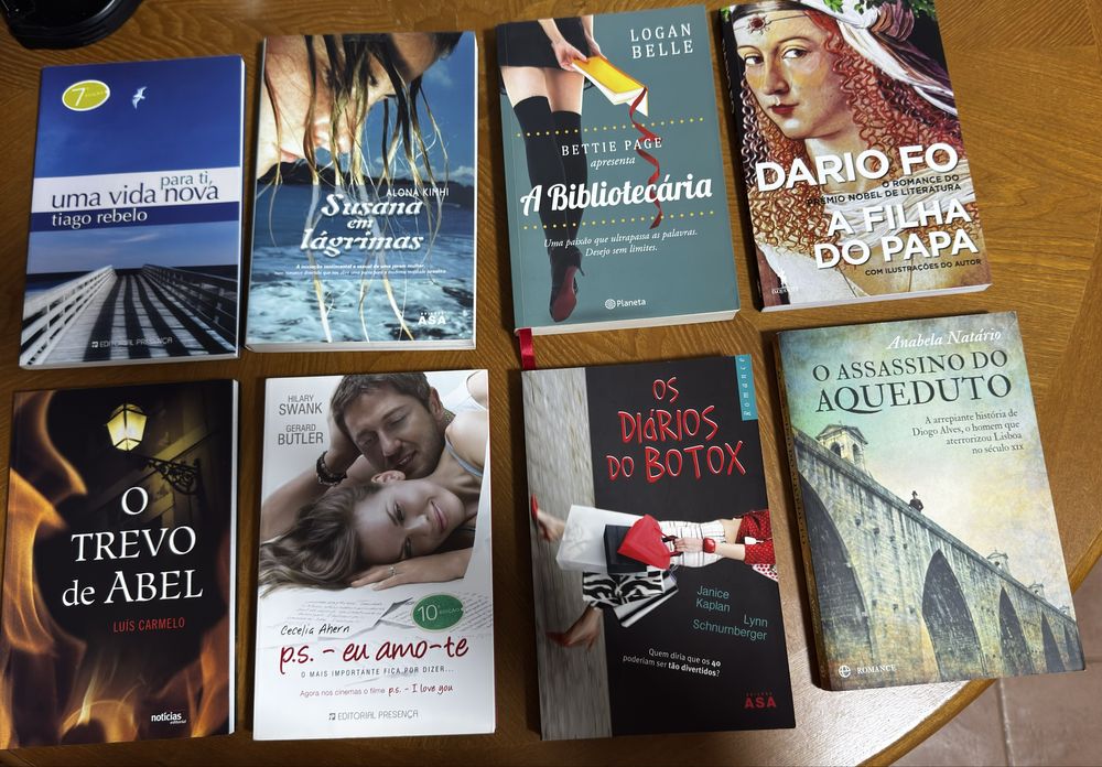 Livros varios titulos e autores