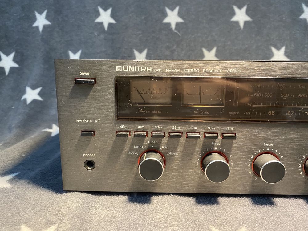 Amplituner radio wzmacniacz Unitra ZRK FM-AM stereo AT9100