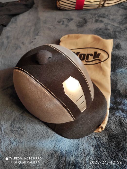 ZESTAW DO JAZDY KONNEJ bryczesy, sztylpy, sztyblety, kask, torba