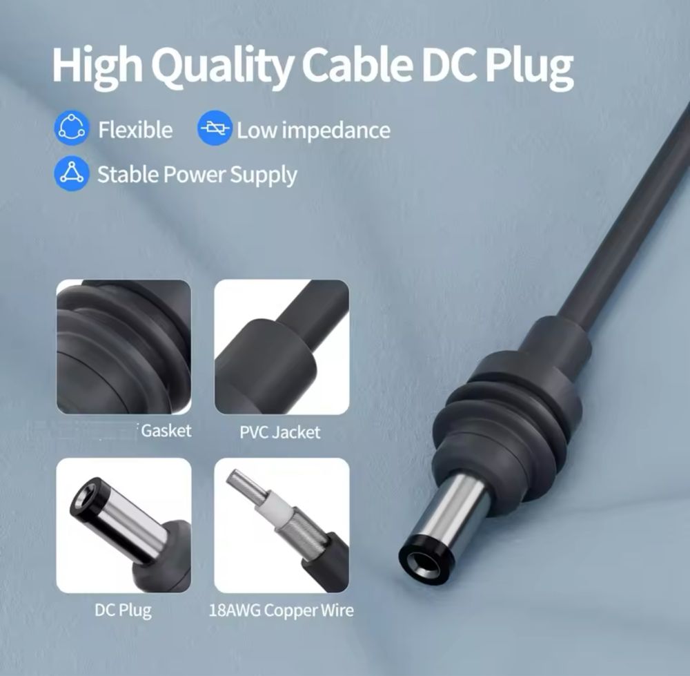 Кабель живлення Starlink mini TYPE-C to DC 2м/3м/5м