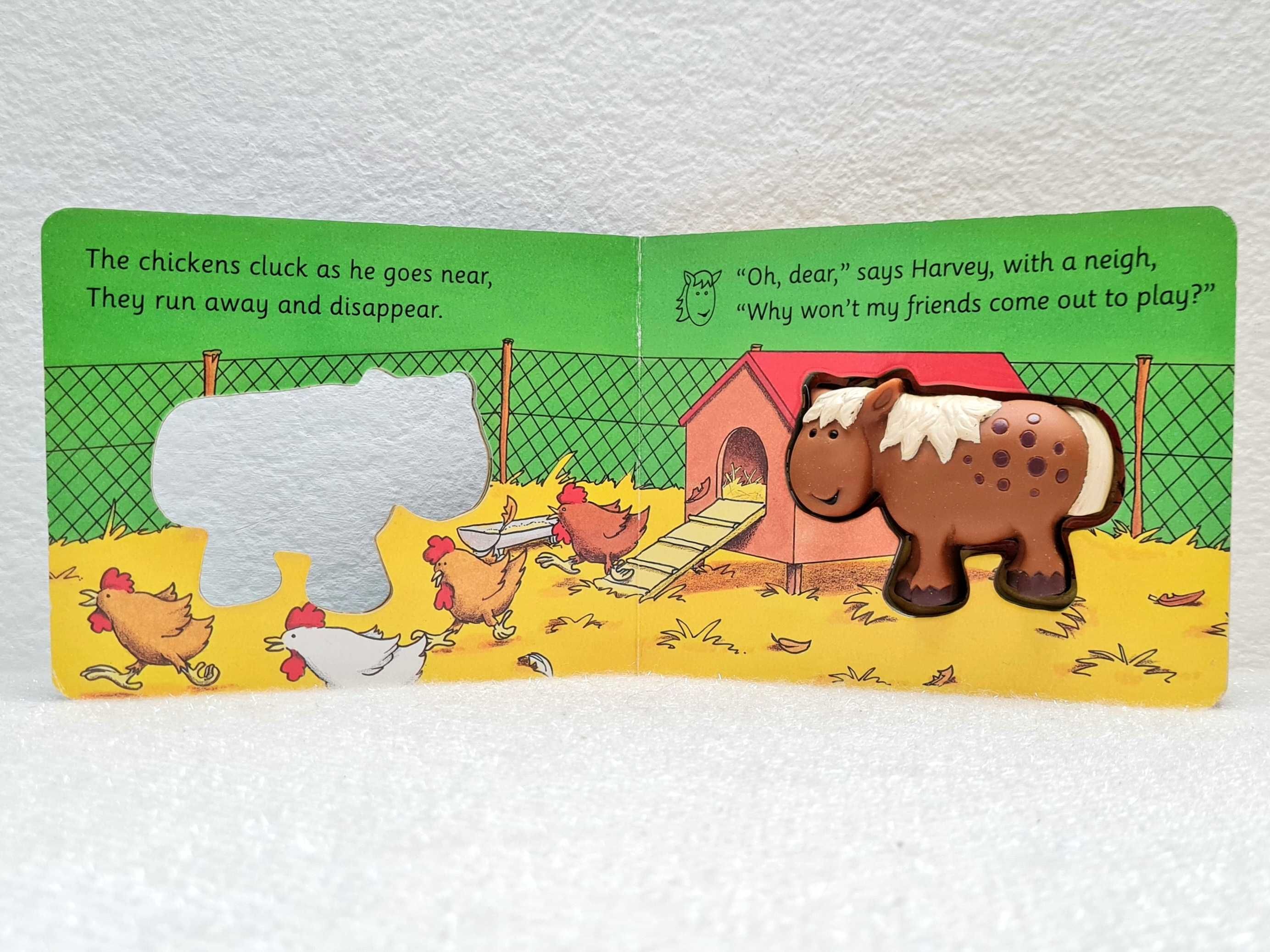 Harvey Horse książka po angielsku angielska dla dzieci z piszczałką