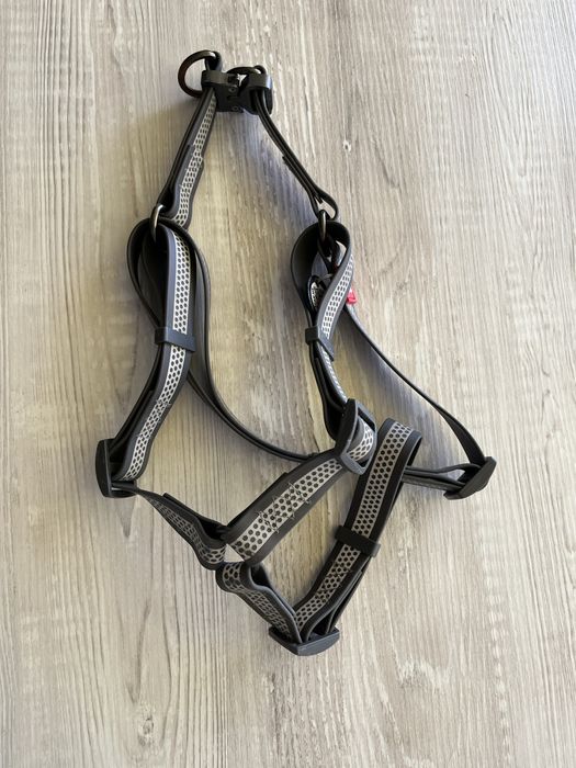 Водостійка шлея для собак WAUDOG з QR розмір М