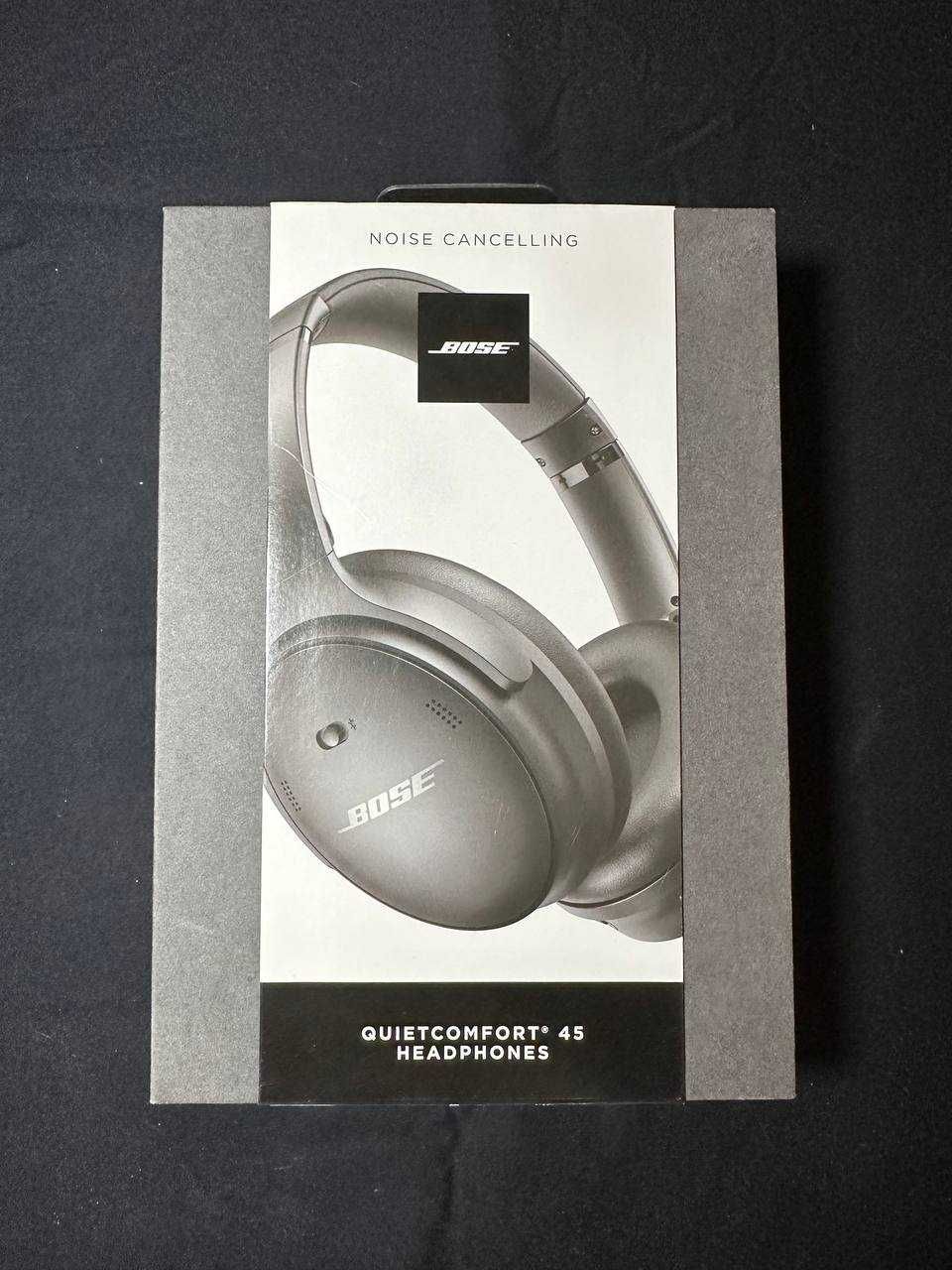 Навушники Bose QuietComfort 45 Black (нові, не розпаковані)