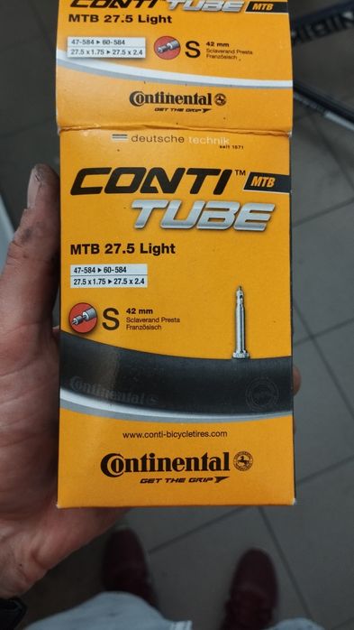 Continental 2szt dętka MTB 27,5 x 1.75-2.4