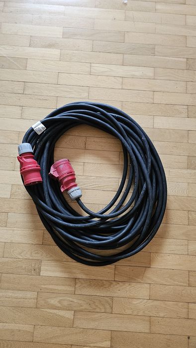 Kabel siłowy przedłużacz 16A 5x2.5 25 metrów  IP44