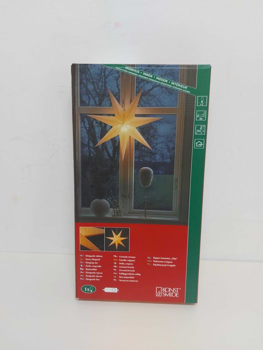 Gwiazda świetlna do domu, lampa, papierowa F