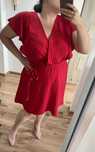 Czerwona sukienka plus size 46 3xl