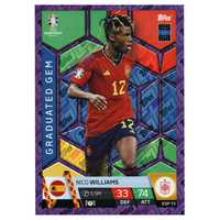 Karta Topps Euro 2024 Germany Williams Esp 13 Graduated Gem Purple