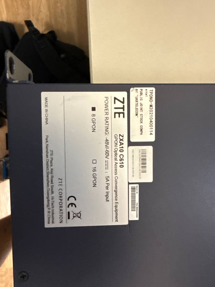 Продам OLT ZTE ZXA10 C610