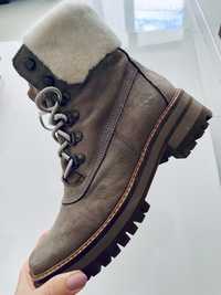 Trapery Timberland Taupe nubuk brązowe rozm. 38