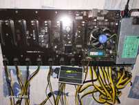 Kit mineração 8 GPU usado