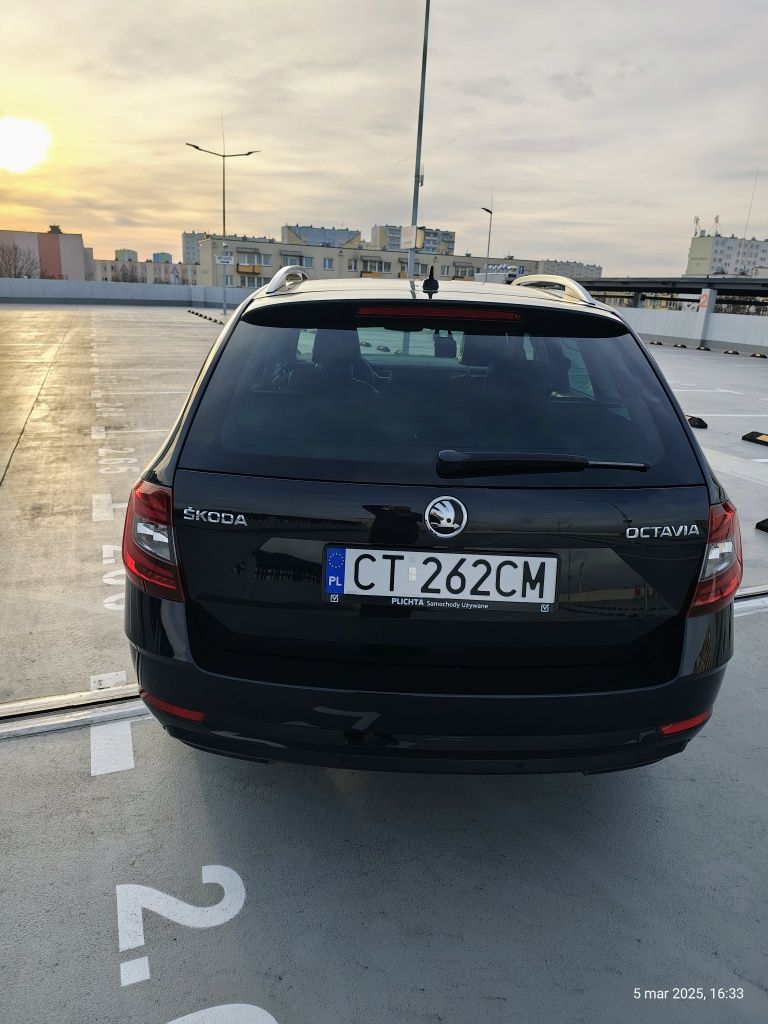 Octavia IV 2019 1,6,115 tyś Plichta Skoda ,Euro 6,udo przebieg, gratis