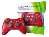 Pad Bezprzewodowy Xbox 360 Red Z Wibracjami+Odb Outlet P360-R-2,4G-O