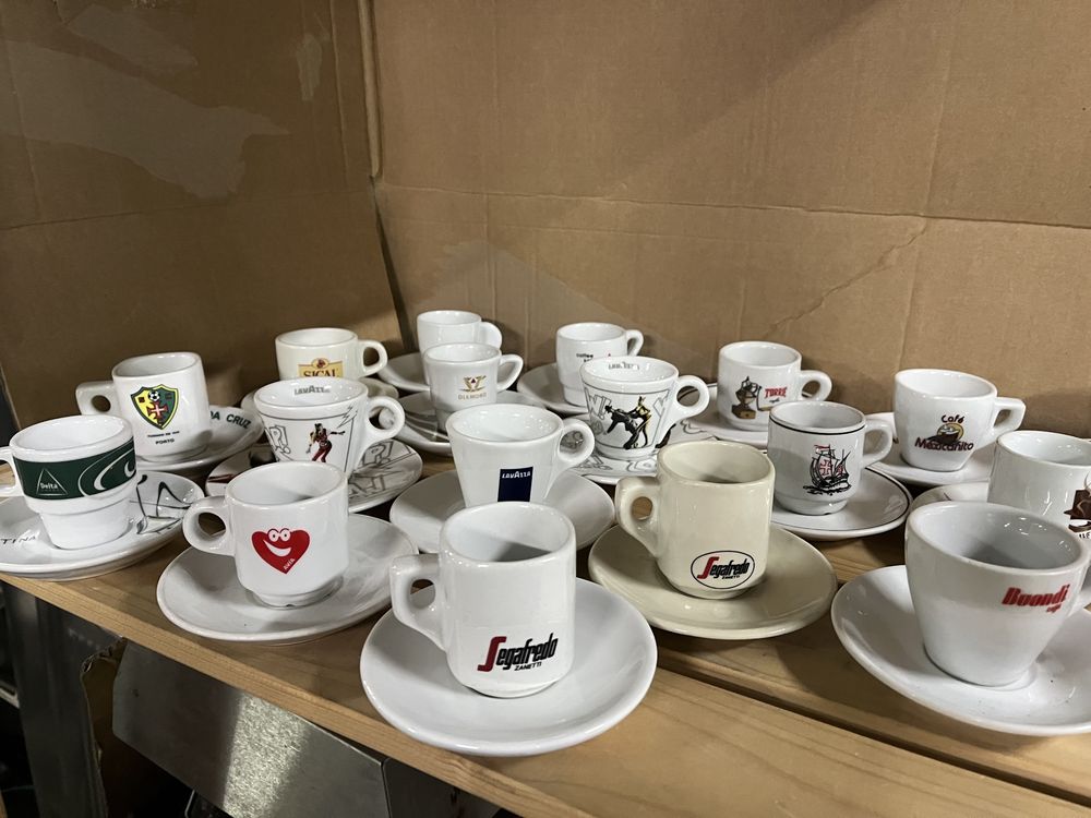 Chavenas de café conjunto de 20 unidades para colecionadores