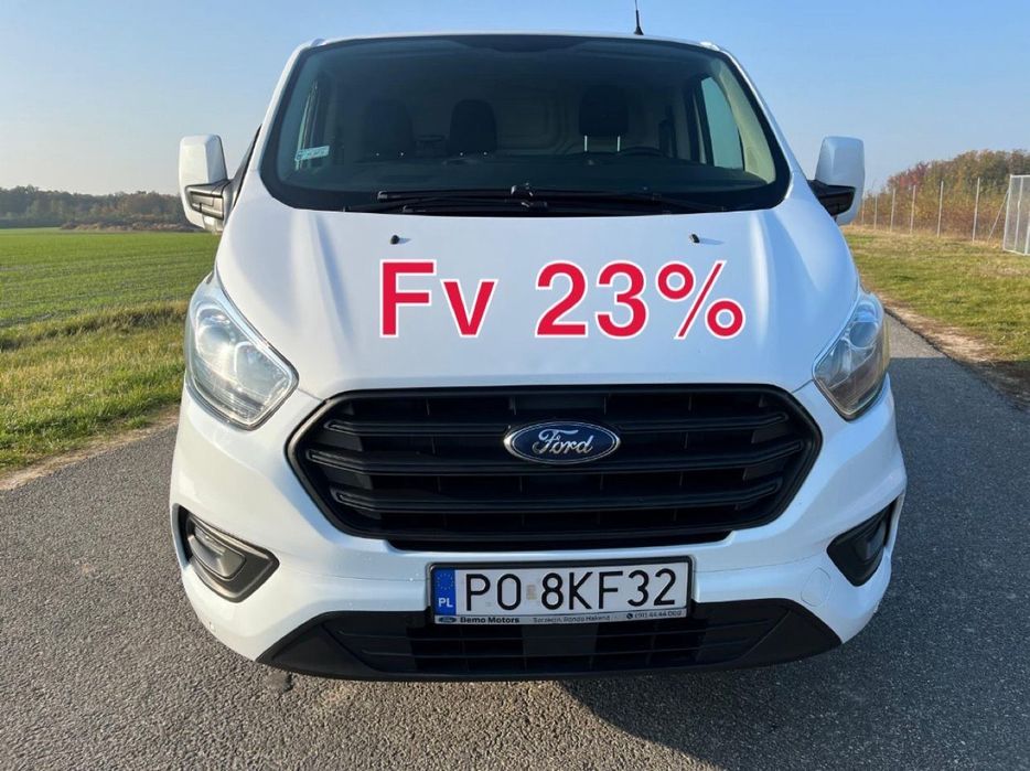 Ford TRANSIT CUSTOM  FV 23% L2H1 2.0 130km Pierwszy właściciel