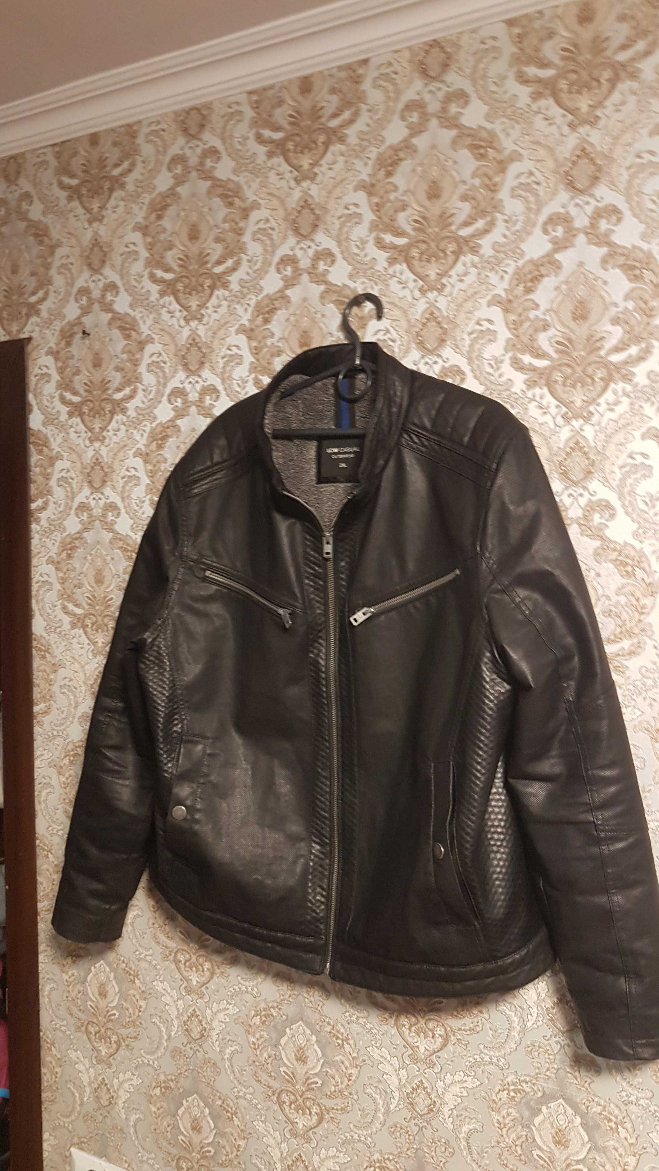 Кожанка пилот, полиэстор. р. 2XL.