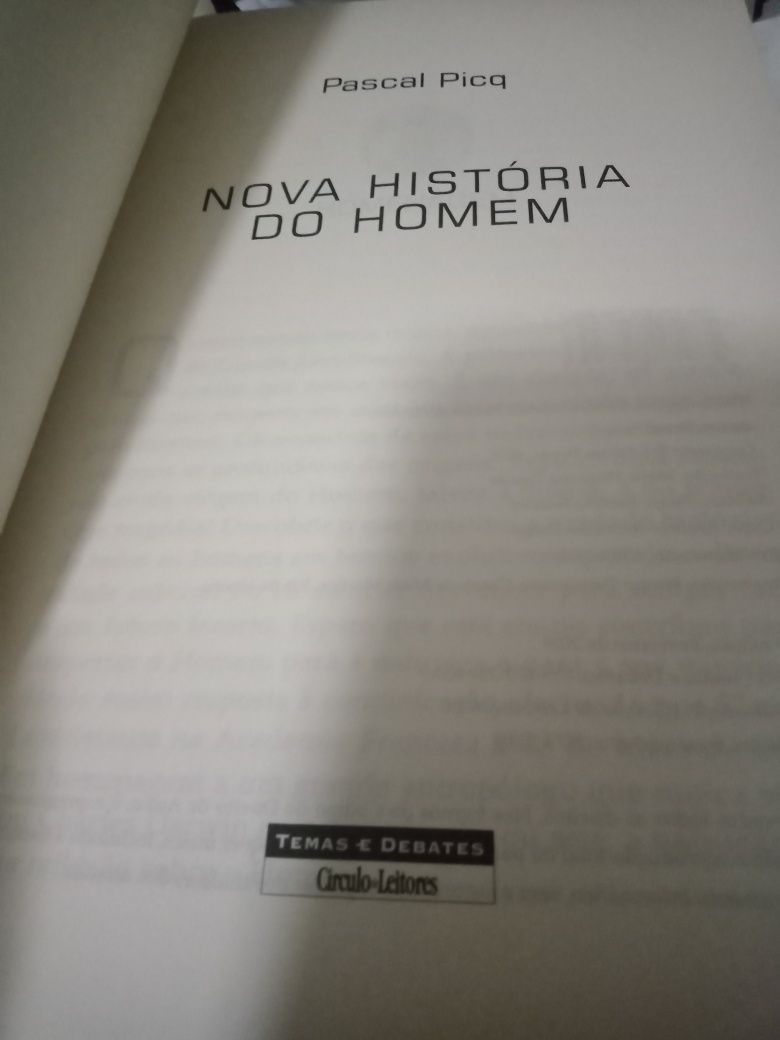 nova história do homem