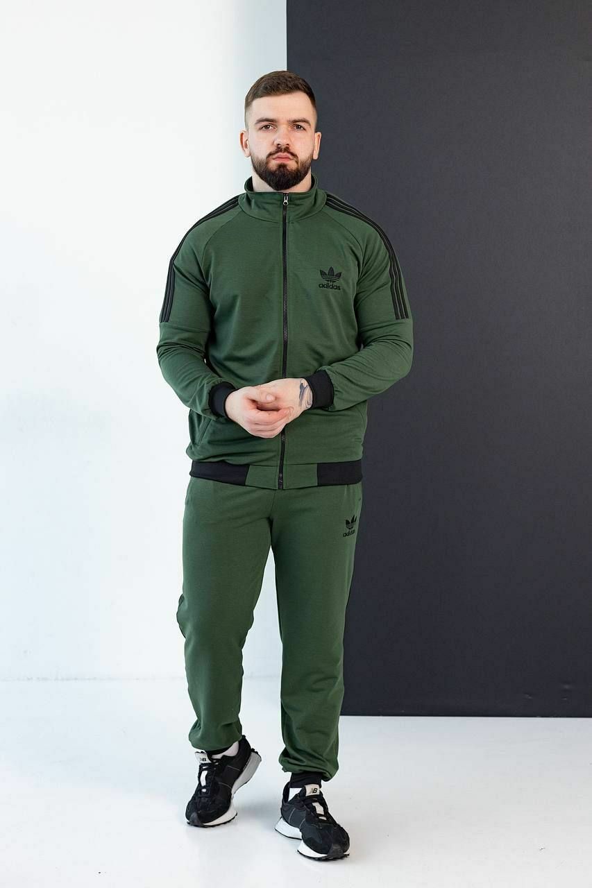 Adidas Адідас без капюшона чоловічий спортивний костюм літній S-2XL