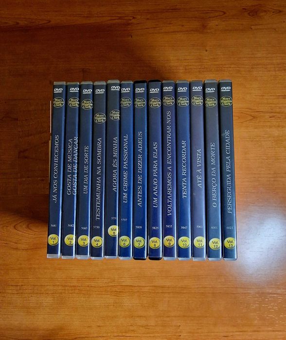Coleção MARY HIGGINS CLARK / COMPLETA 13dvds / A Rainha do Suspense