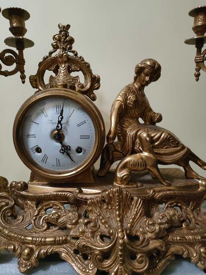 набор часов Imperial Italien Graniture Hermle Movement