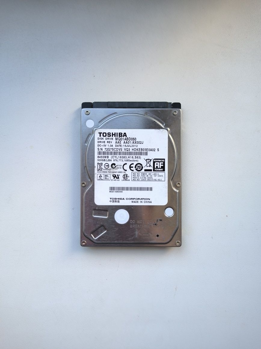 Жесткий диск HDD Toshiba 2.5" 500Gb MQ01ABD050V