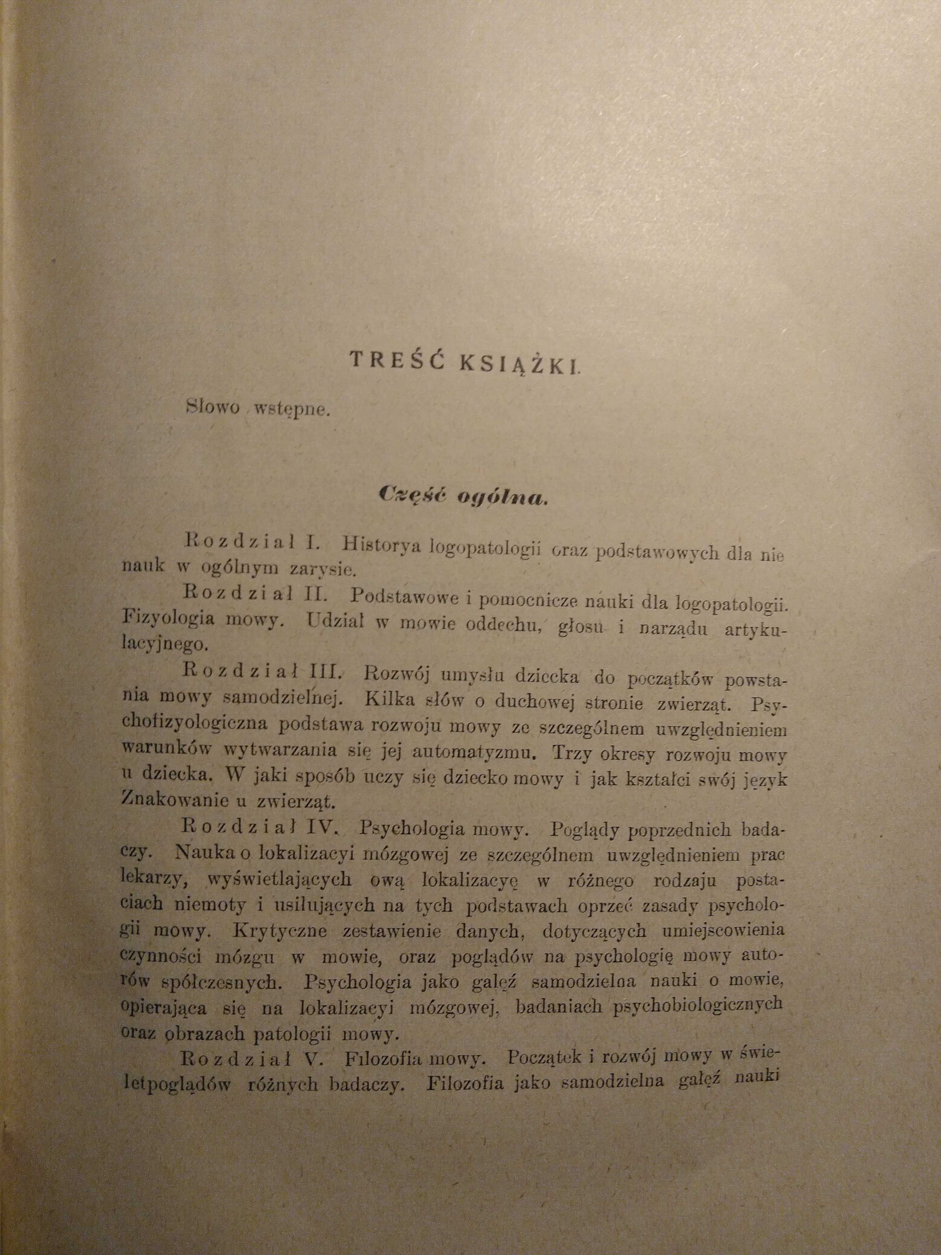 O mowie i jej zboczeniach - 1905