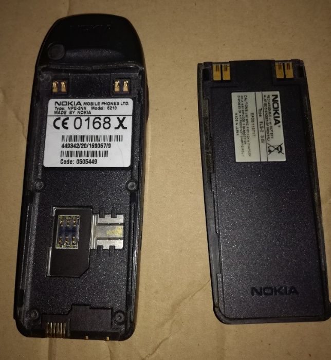 Telemóvel Nokia 2110, 6110 e 6210 - Usados