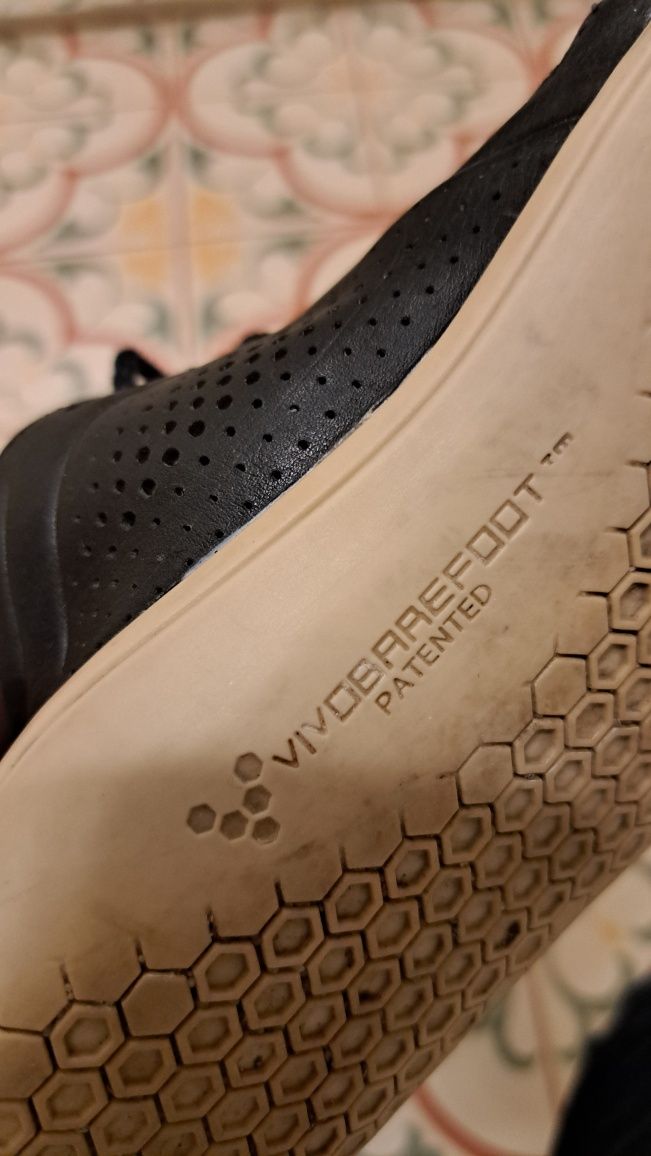 Vivobarefoot Primus Lite II 39 skórzane granatowe