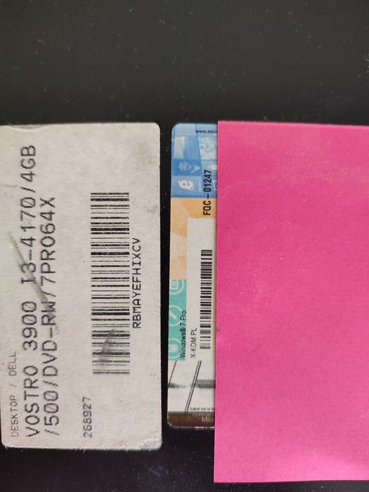 Dell Vostro 3900 – i3-4170 / 8 GB RAM / 500GB HDD / Windows