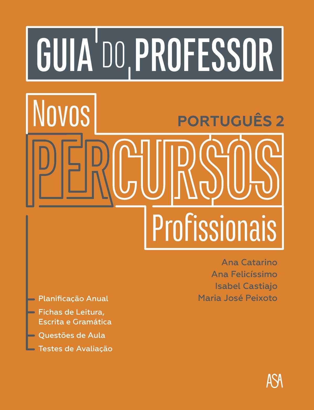 Novos Percursos Profissionais 2 - Manual do Professor