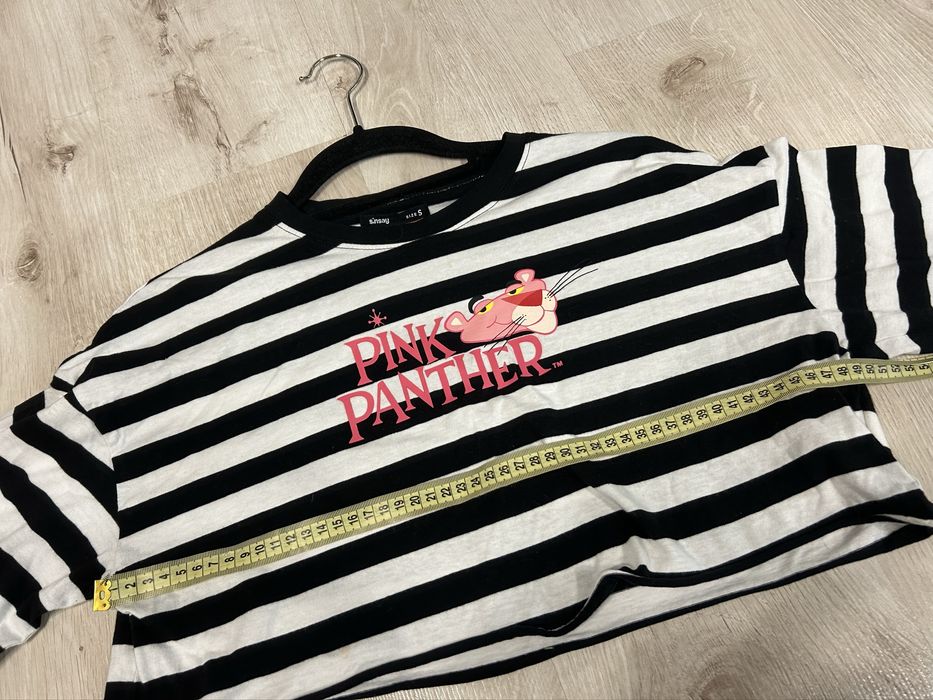 Top w paski z rozowa pantera Sinsay S 36