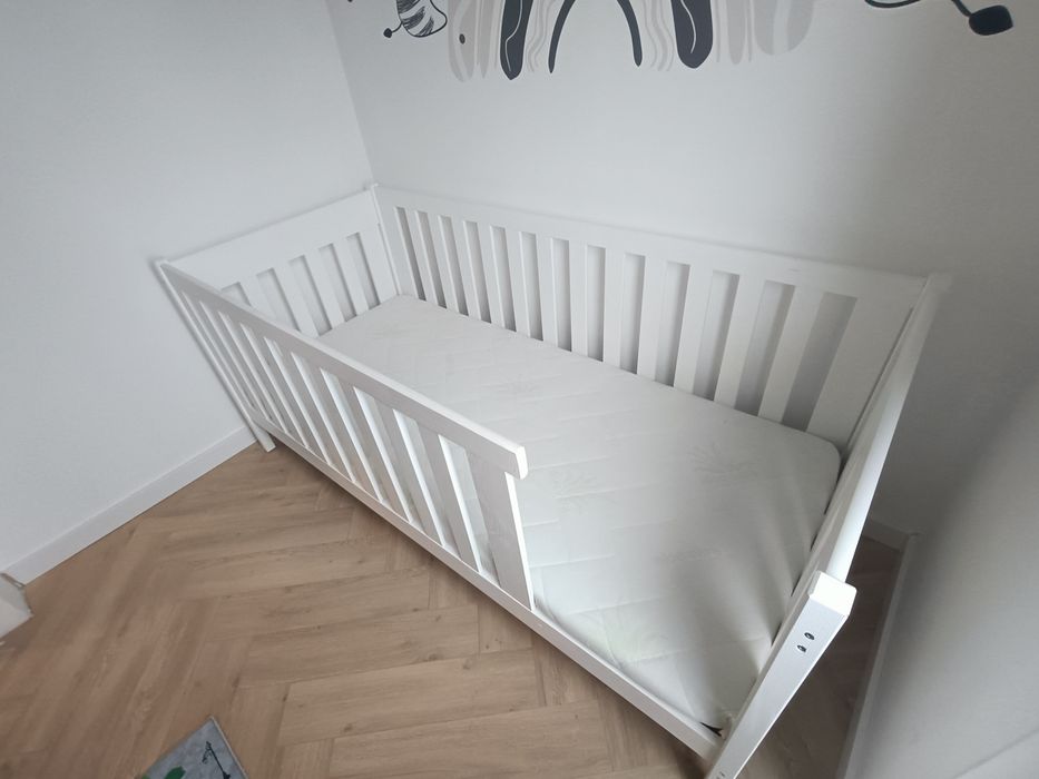 Łóżko piętrowe 80 x 180 lano meble Emilka białe