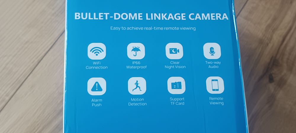 Kamera zewnętrzna 8MP 64 GB czujniki ruchu rozmowa wyraźne widzenie no