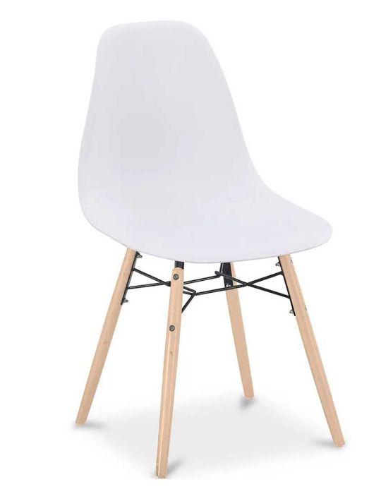 6x Cadeira de Jantar - Design Escandinavo - Pernas de Madeira - Skögur