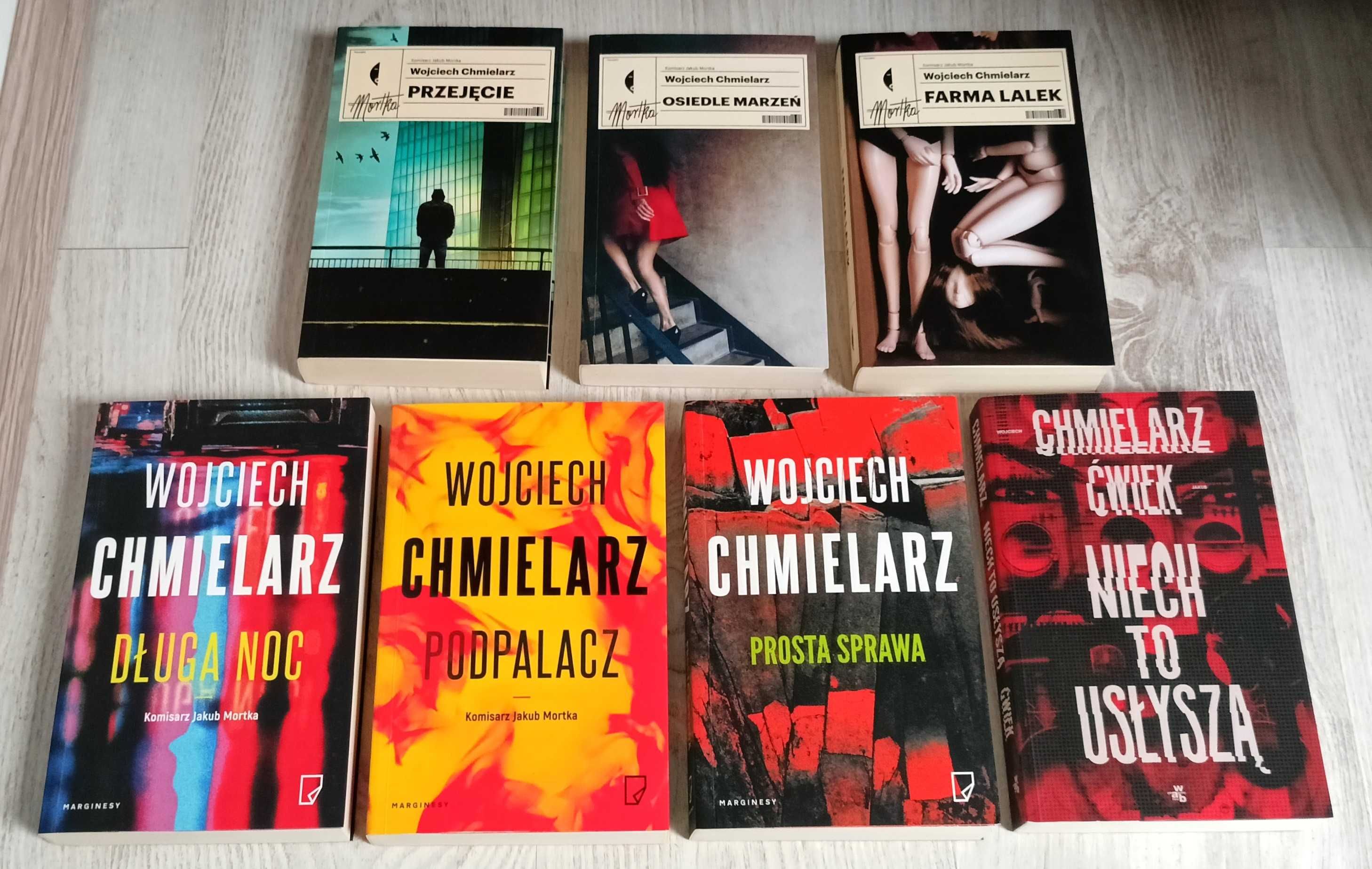 7x Chmielarz Podpalacz Przejęcie Farma lalek Osiedle marzeń Długa noc