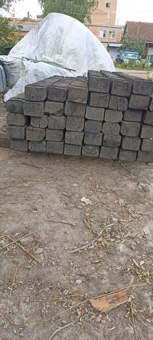 Шпала дерев'яна просочена є дошка брус