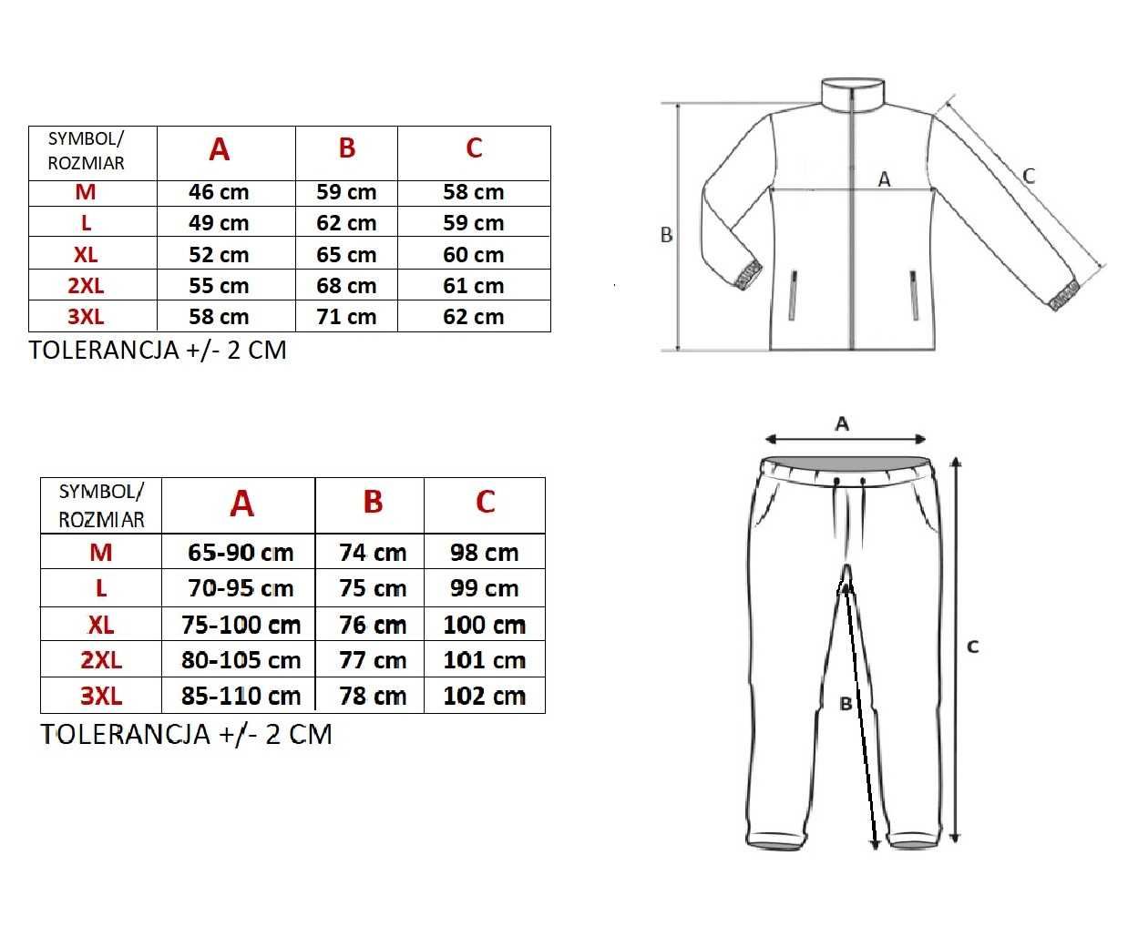 Komplet dresowy męski moro rozmiary od M do 3XL