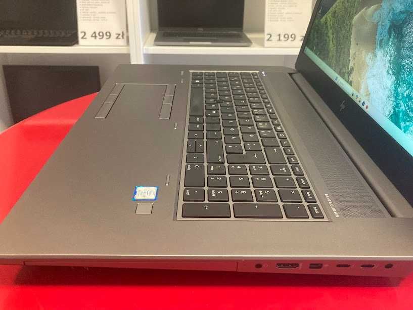 Laptop 17" HP ZBook G5 i7-8g 32GB 512SSD nVidia P3200 W11 FV23 RATY 0%