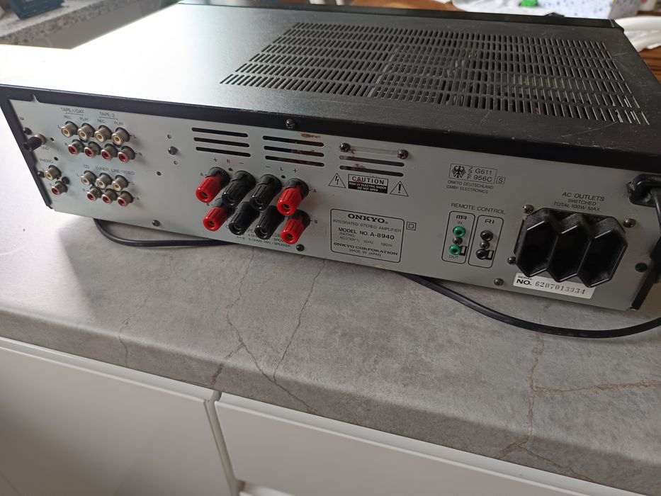 Onkyo A-8940 – klasyczny wzmacniacz stereo, sprawny, made in Japan