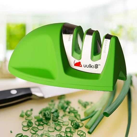 Ostrzałka do noży z antypoślizgową gumową podstawą i gumową powłoką