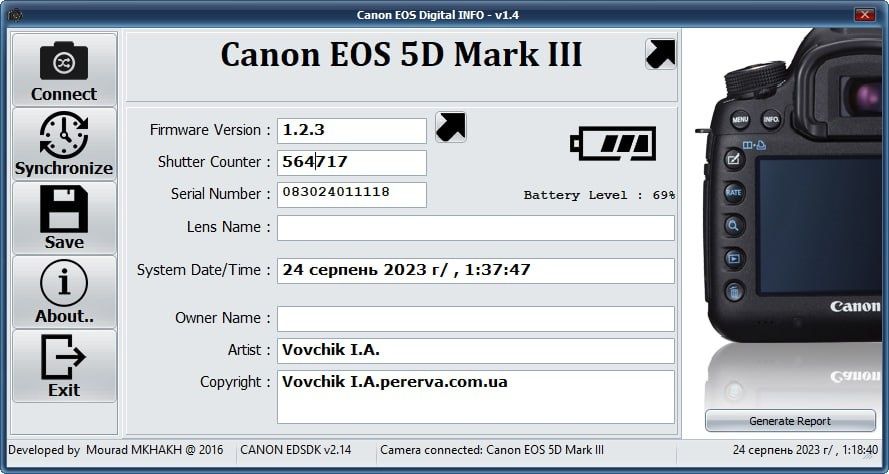 Canon 5d mark III