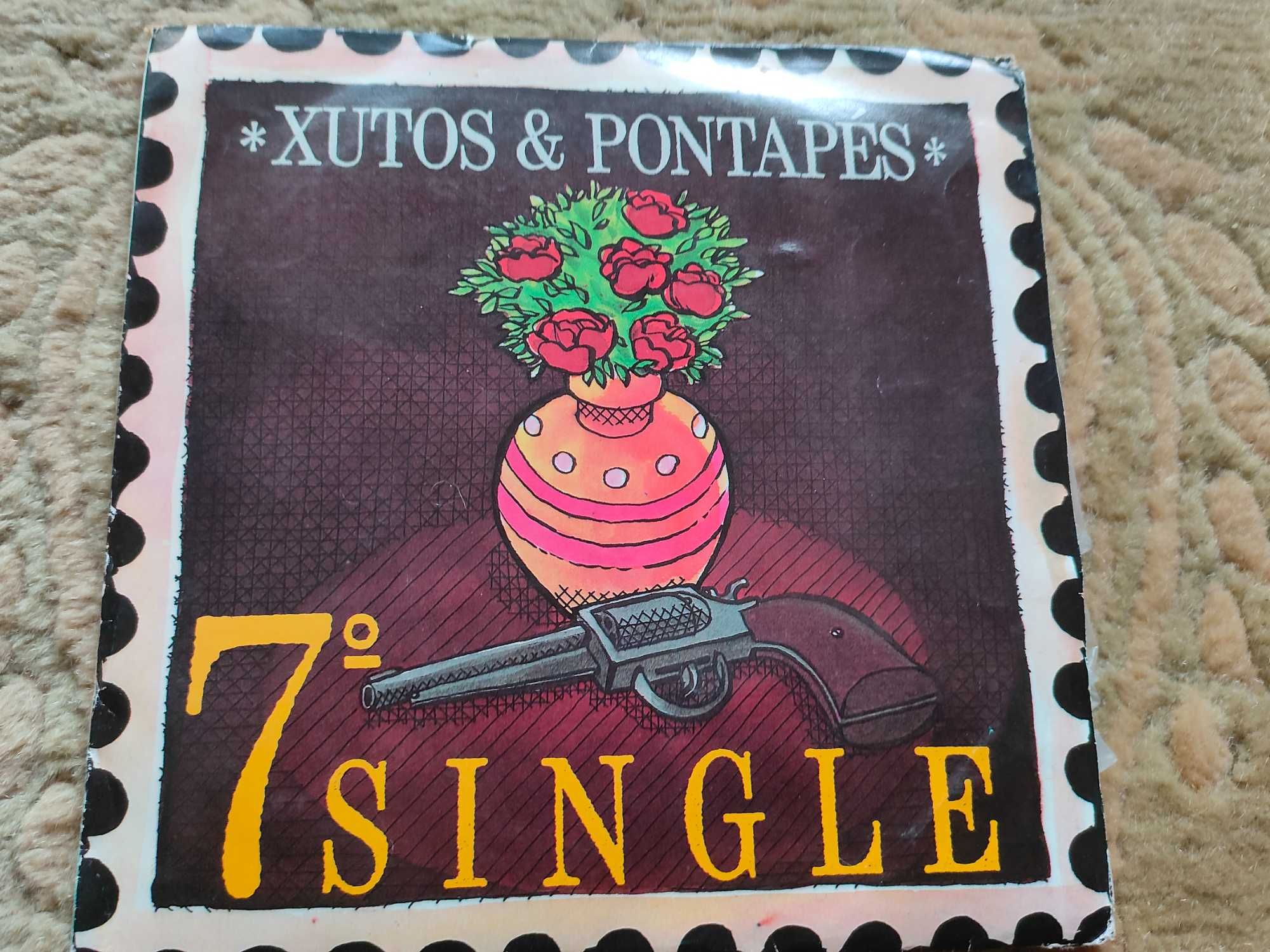 disco vinil 7º single dos xutos e pontapes