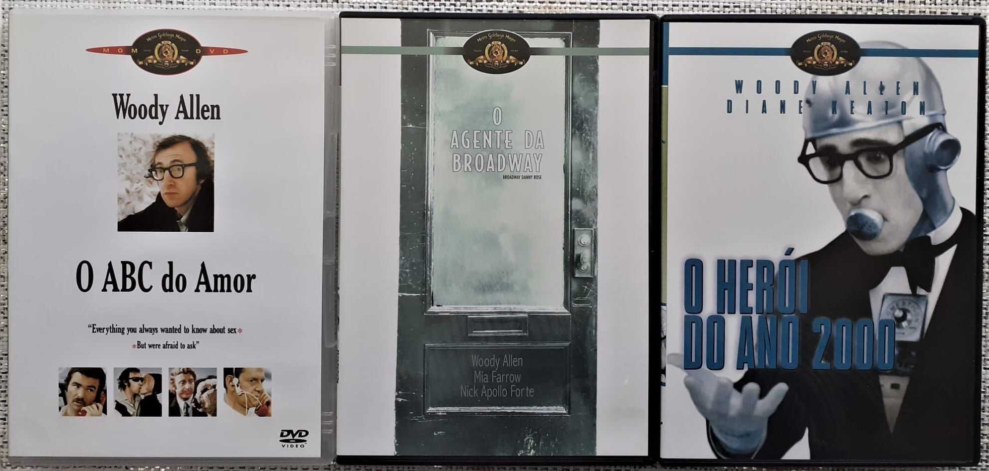 Woody Allen - 25 DVDs - RAROS - MUITO BOM ESTADO