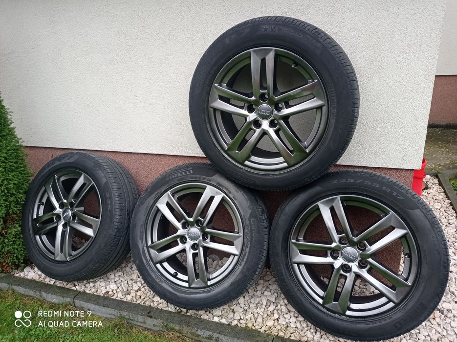 Alufelgi Audi S-Line; Koła Pirelli R17 5×112